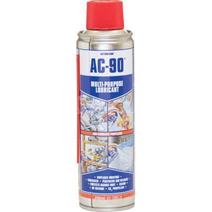 AC-90®, Multi-Purpose Lubricant, Aerosol, 250ml