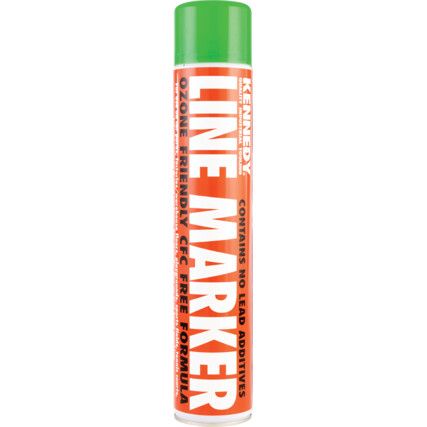 Line Marker Spray Paint, Green, Aerosol, 750ml