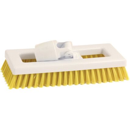Hygiene Bristle Deck Scrub Brush Yellow