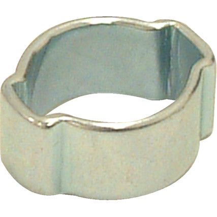 7-9mm TWO EAR STYLE ZINC PLATED O-CLIPS