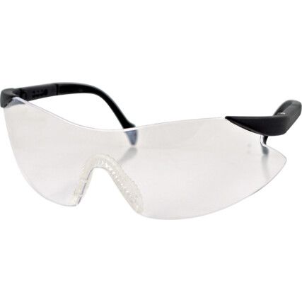 Safety Glasses, Clear Lens, Frameless, Black Frame, High Temperature Resistant/Impact-resistant/UV-resistant