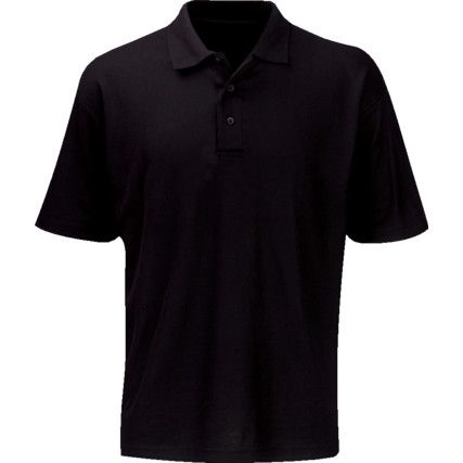 Polo Shirt, Unisex, Navy Blue, Cotton/Polyester, Short Sleeve, S