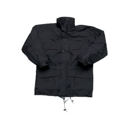 Outer Jacket, Unisex, Black, PVC, S