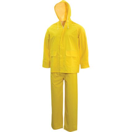 2-Piece Rainsuit, Yellow (S)